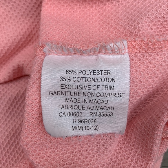 Adorable Pink Embroidered Vintage Golf Shirt - Picture 9 of 11